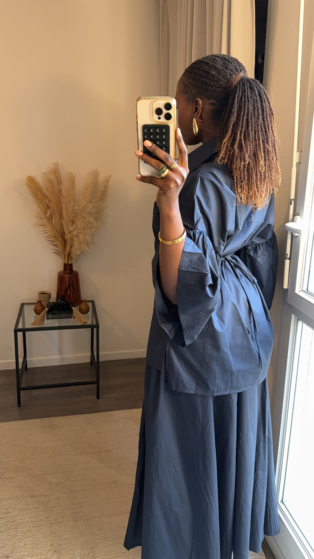 Ensemble oversized Bleu marine