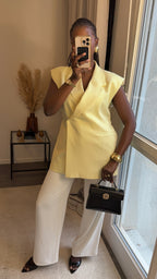 Gilet Signature Jaune citron