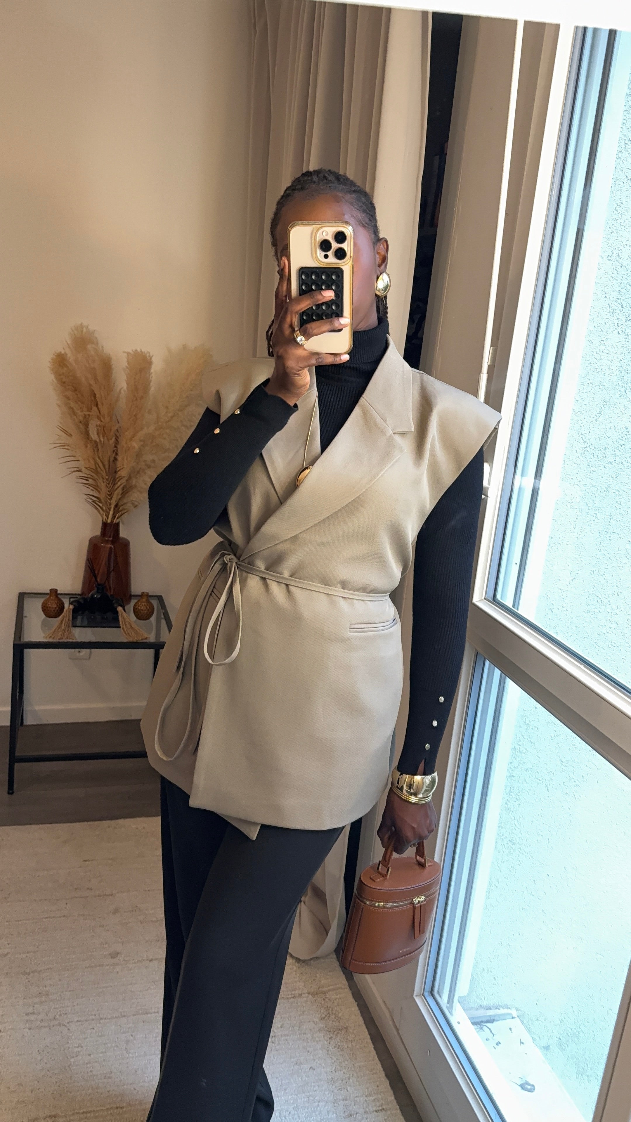 Gilet Signature Taupe