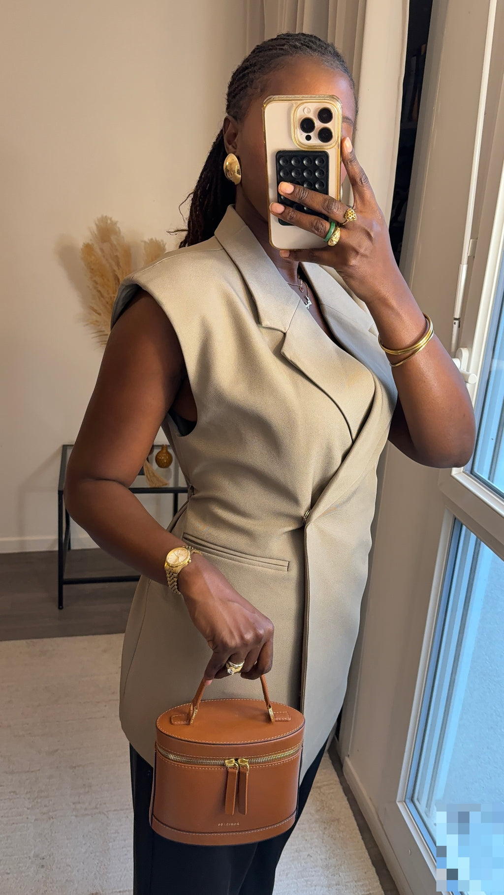 Gilet Signature Taupe