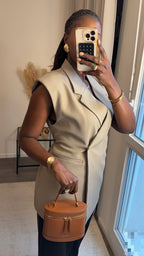 Gilet Signature Taupe