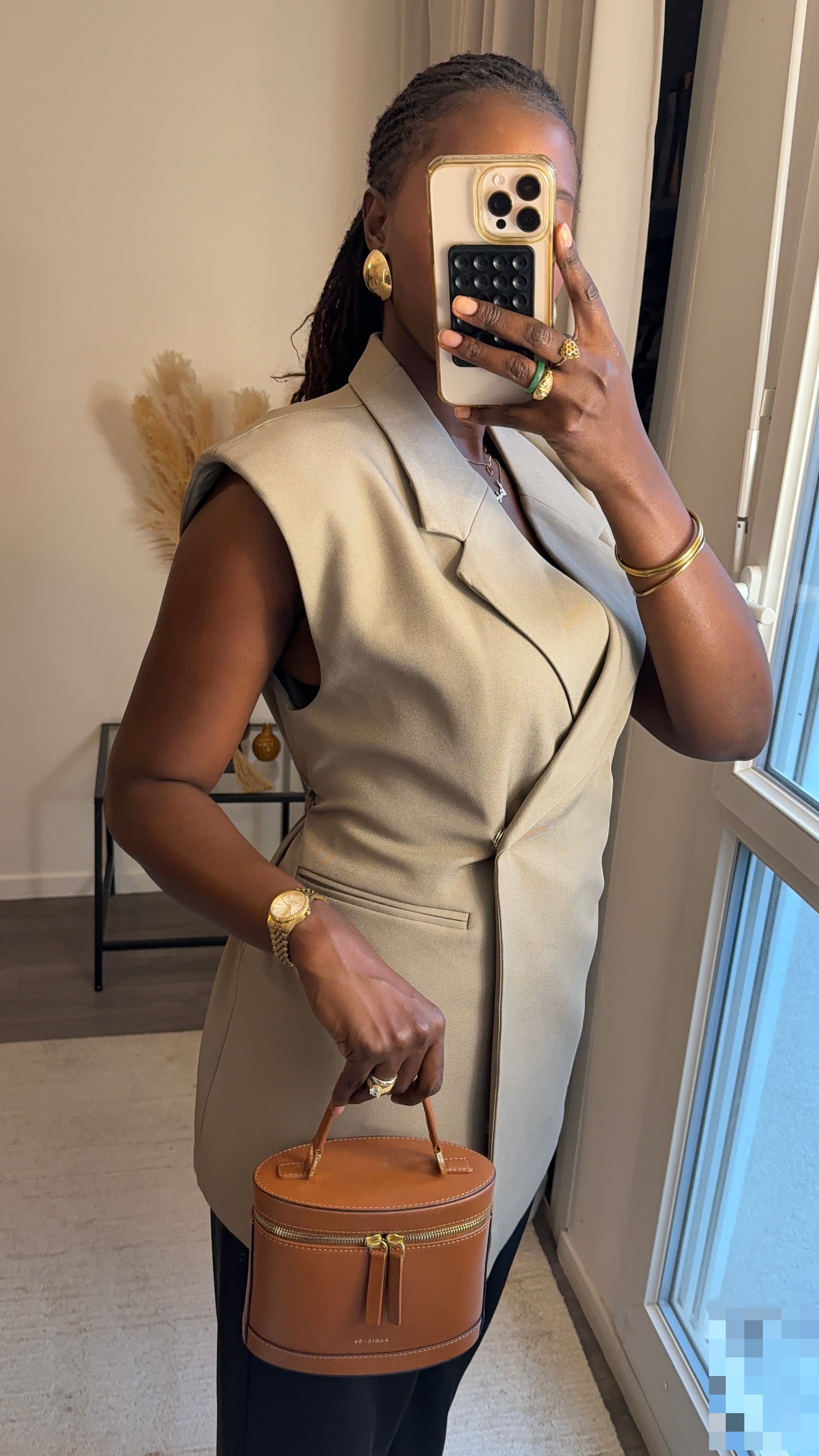 Gilet Signature Taupe