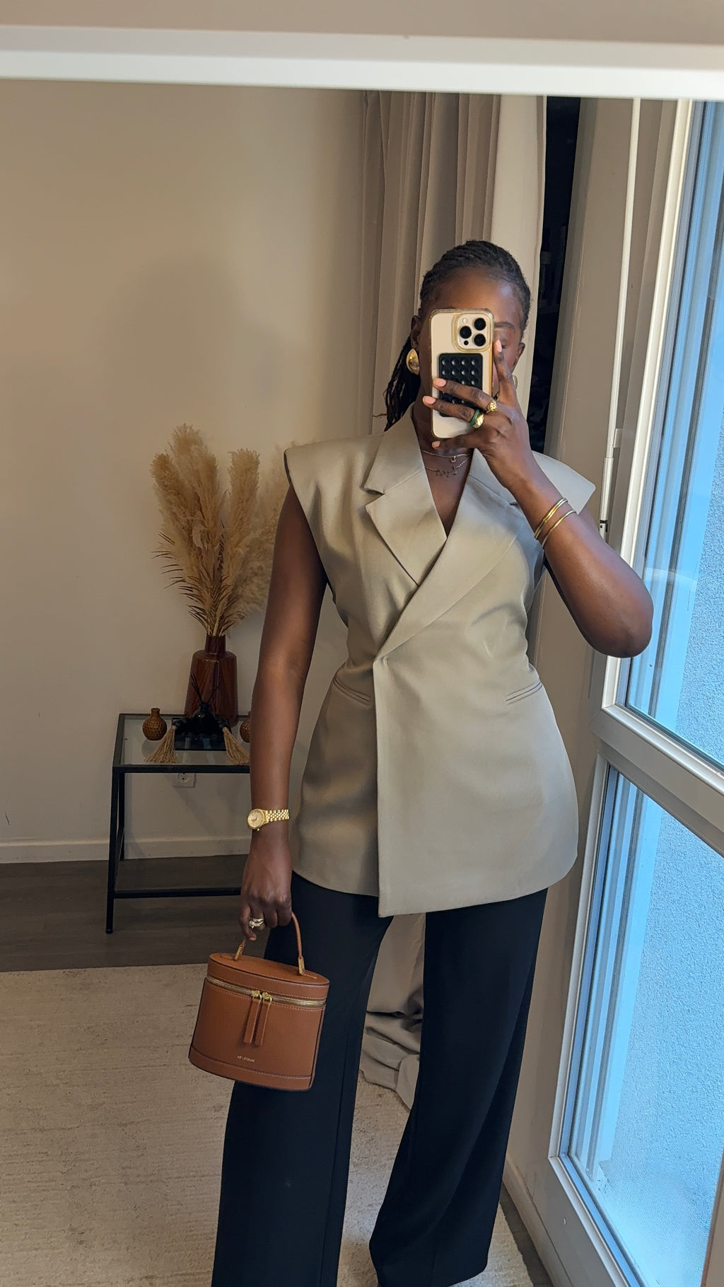 Gilet Signature Taupe