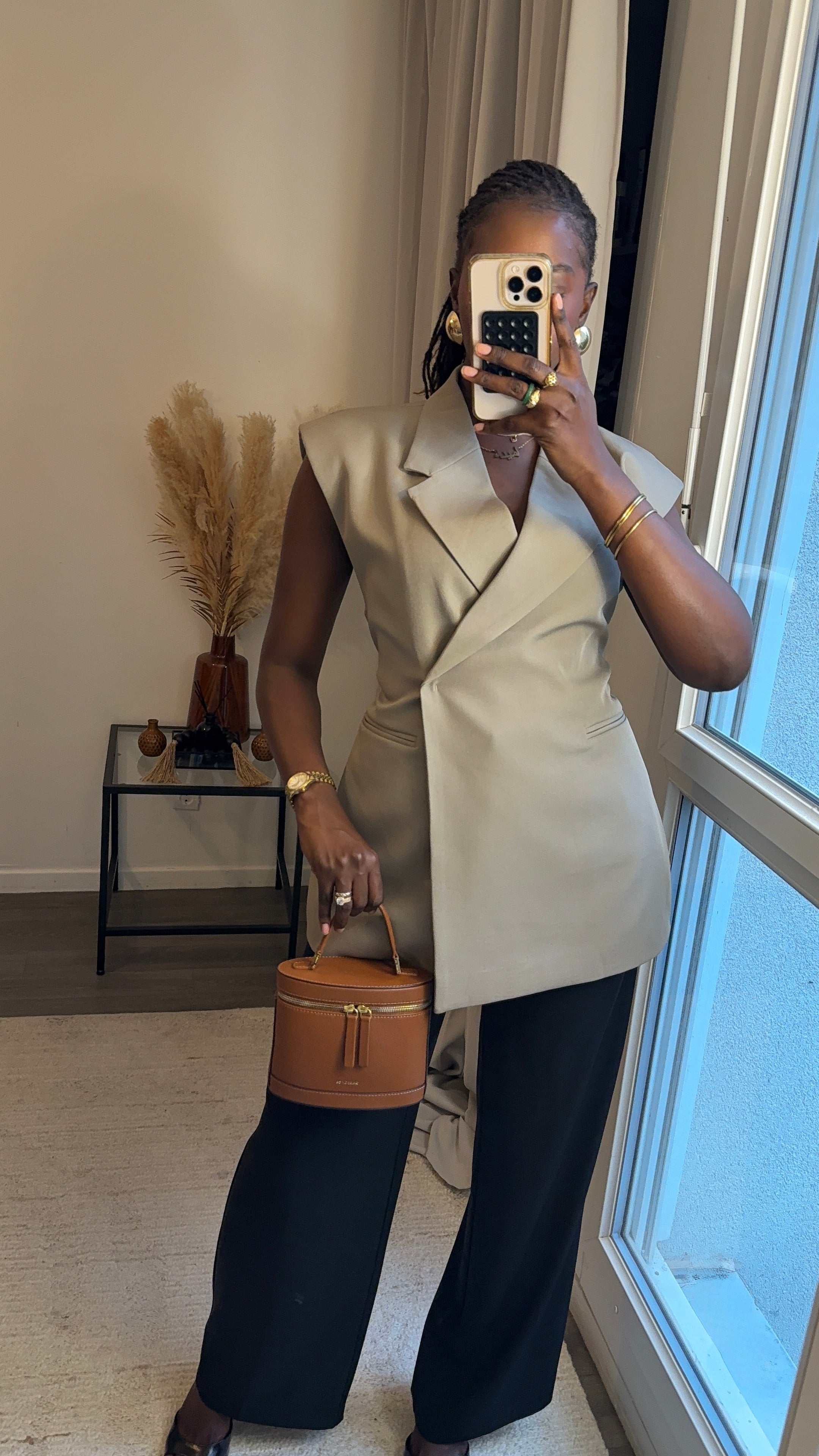 Gilet Signature Taupe