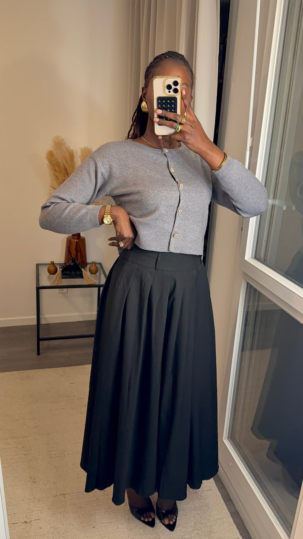 Gilet élégant gris