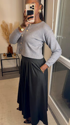 Gilet élégant gris