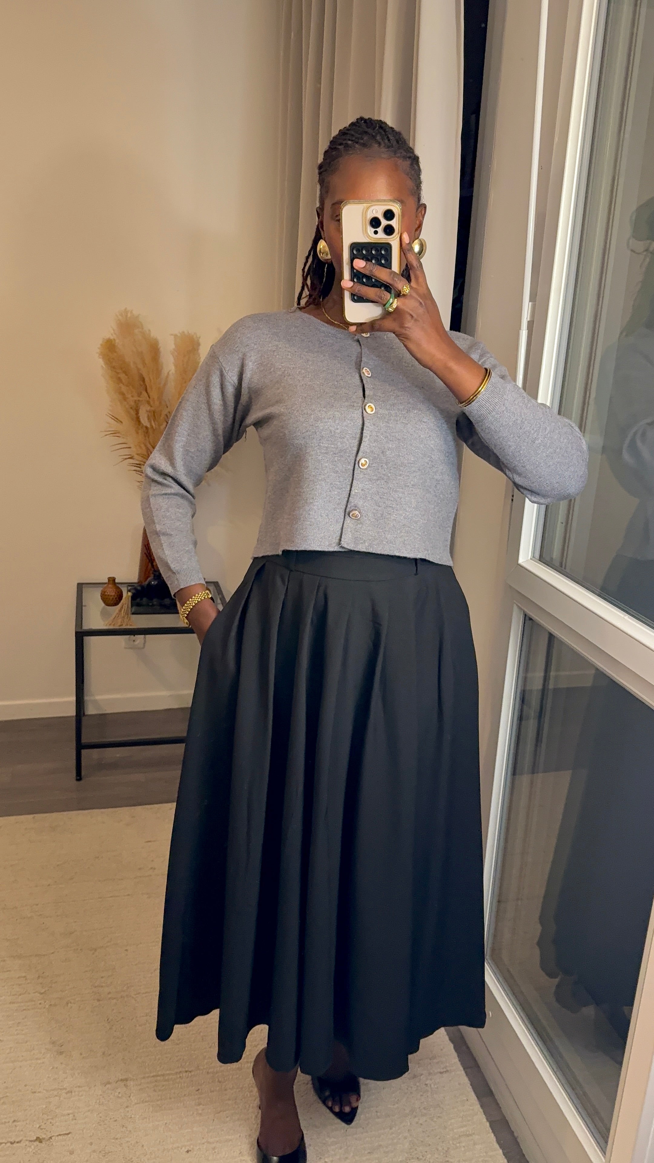 Gilet élégant gris