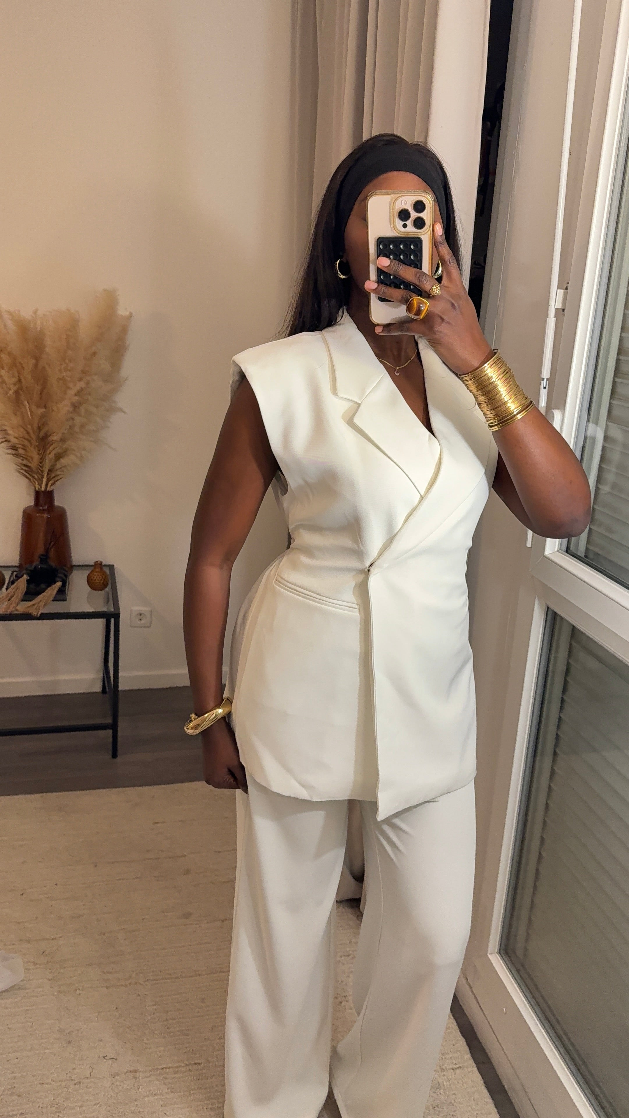 Gilet Signature Blanc