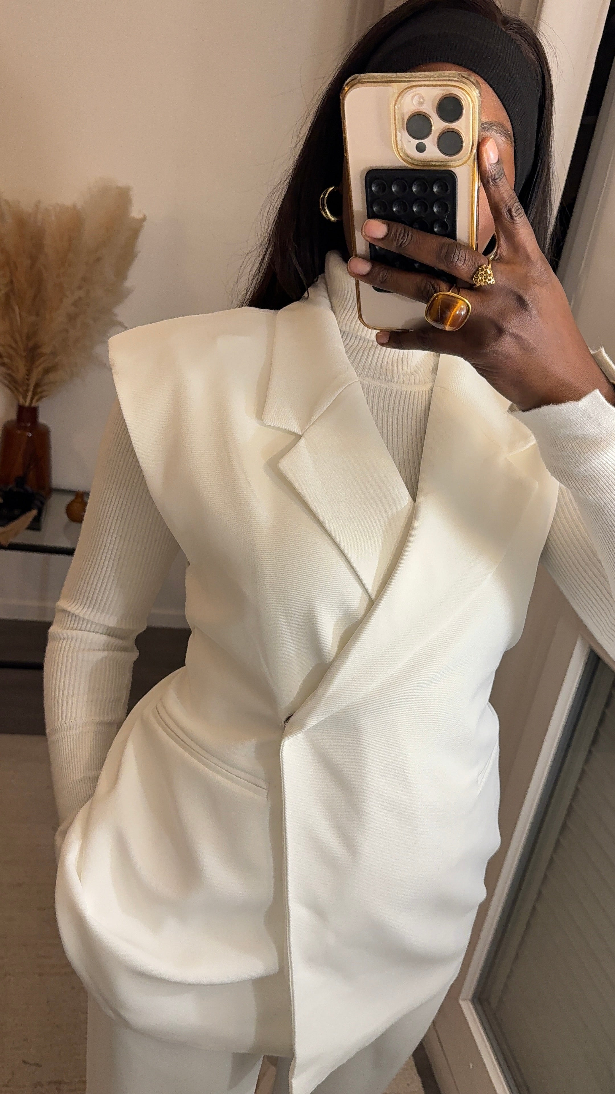 Gilet Signature Blanc