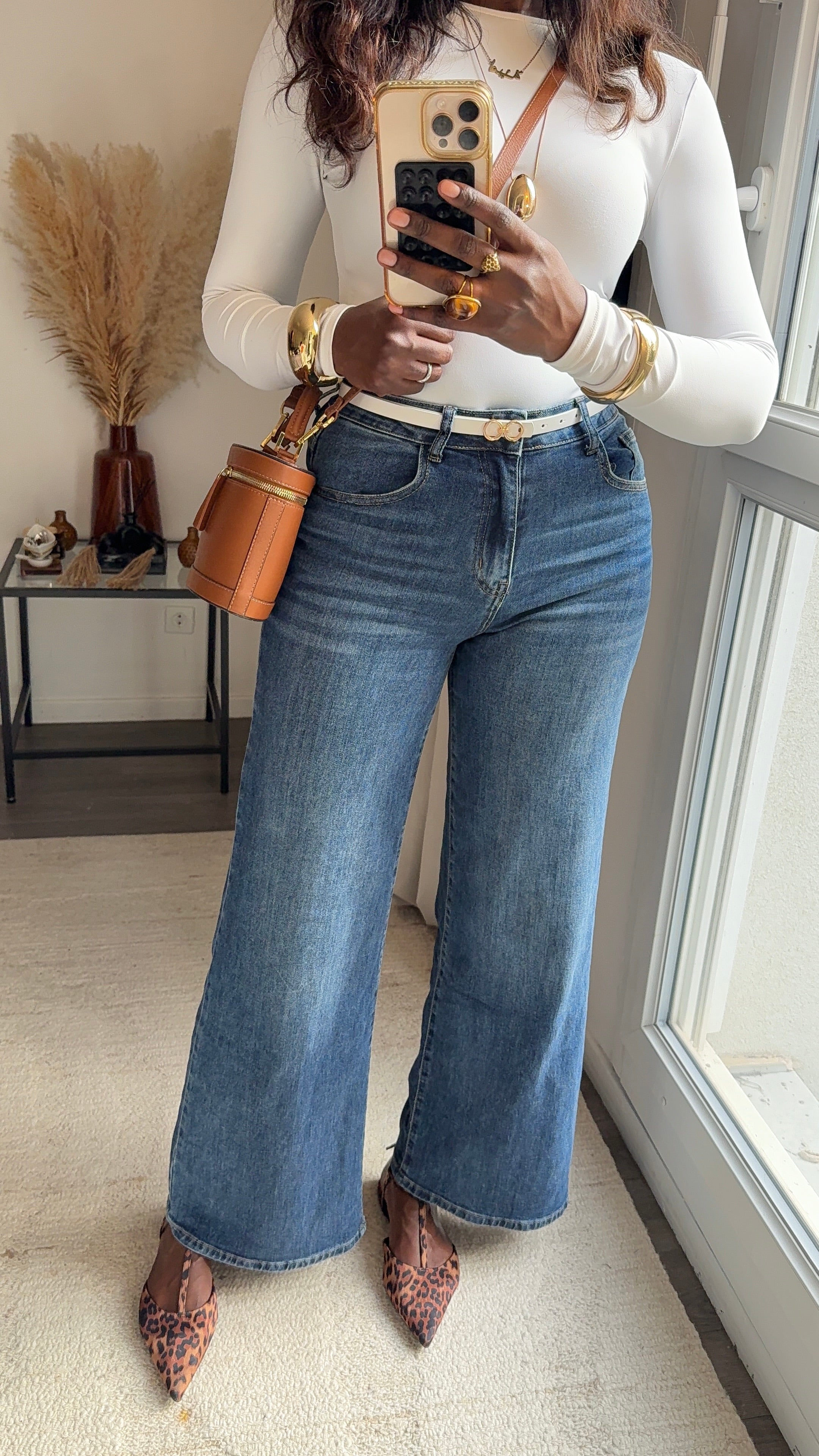 Jean Wide LEG - Denim bleu